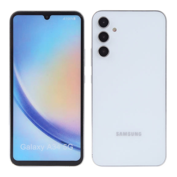 For Samsung Galaxy A34 5G Color Screen Non-Working Fake Dummy Display Model (White)