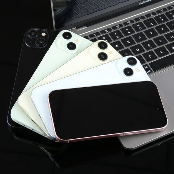 For iPhone 15 Plus Black Screen Non-Working Fake Dummy Display Model (Pink)