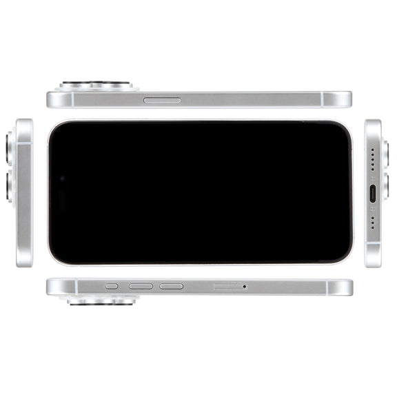 For iPhone 15 Pro Black Screen Non-Working Fake Dummy Display Model (White Titanium)