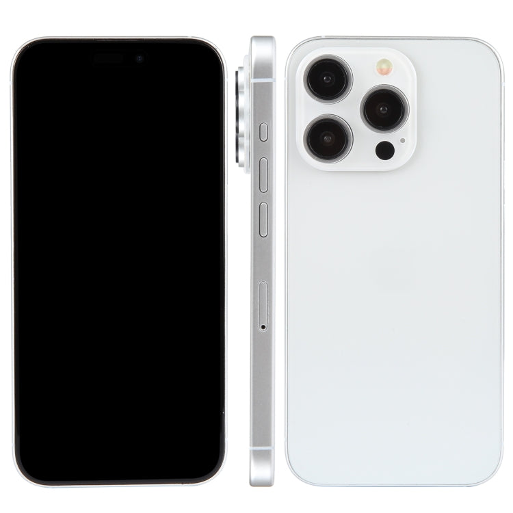 For iPhone 15 Pro Max Black Screen Non-Working Fake Dummy Display Model  (White)