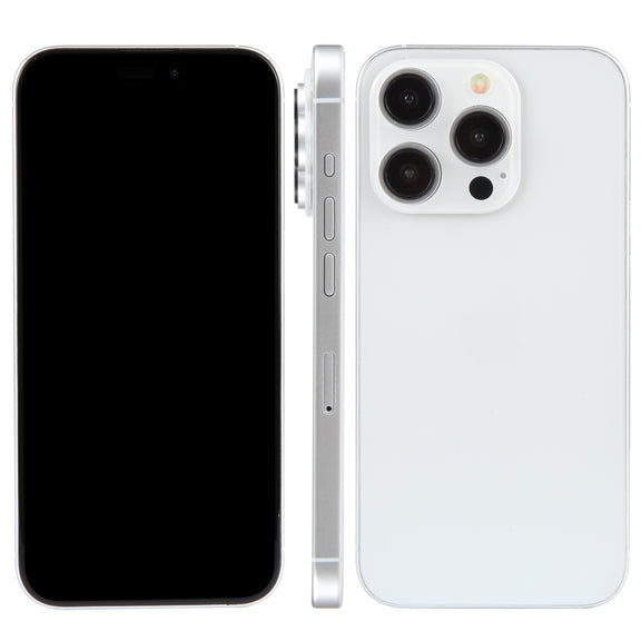 For iPhone 15 Pro Max Black Screen Non-Working Fake Dummy Display Model  (White)