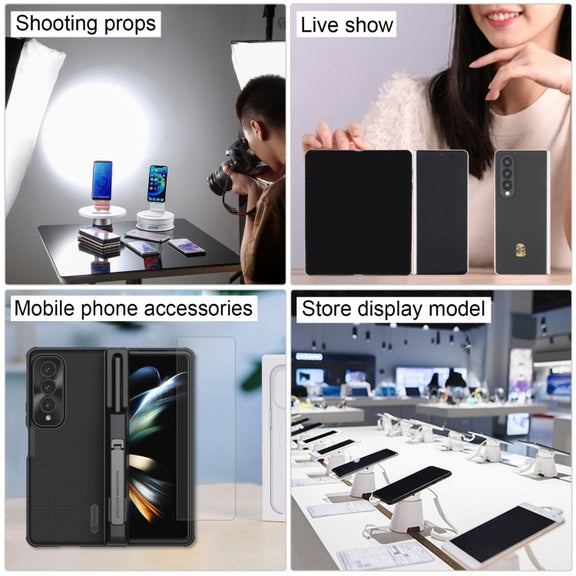 For Samsung Galaxy W23 Black Screen Non-Working Fake Dummy Display Model (Black)