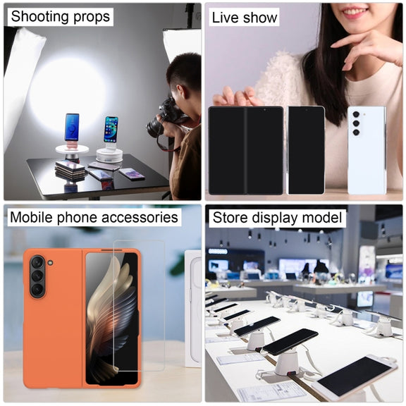 For Samsung Galaxy Z Fold5 Black Screen Non-Working Fake Dummy Display Model (Black)