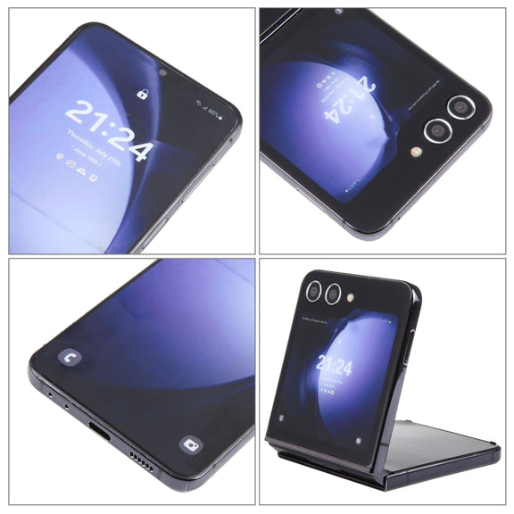 For Samsung Galaxy Z Flip5 Color Screen Non-Working Fake Dummy Display Model (Black)
