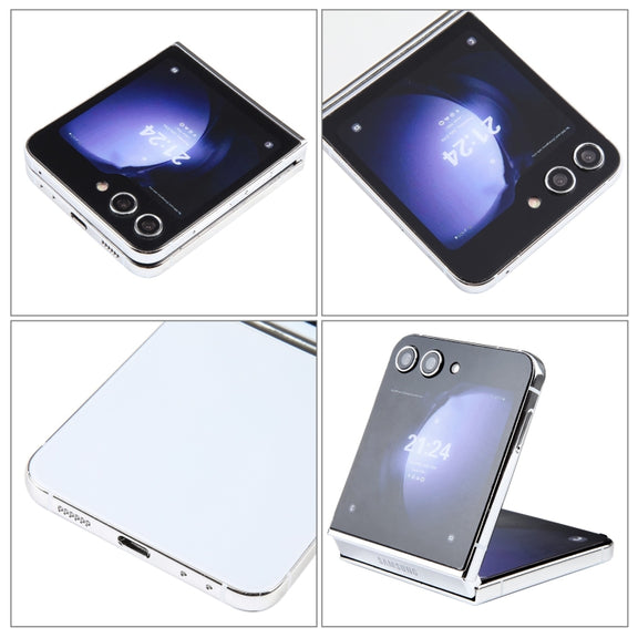 For Samsung Galaxy Z Flip5 Color Screen Non-Working Fake Dummy Display Model (White)