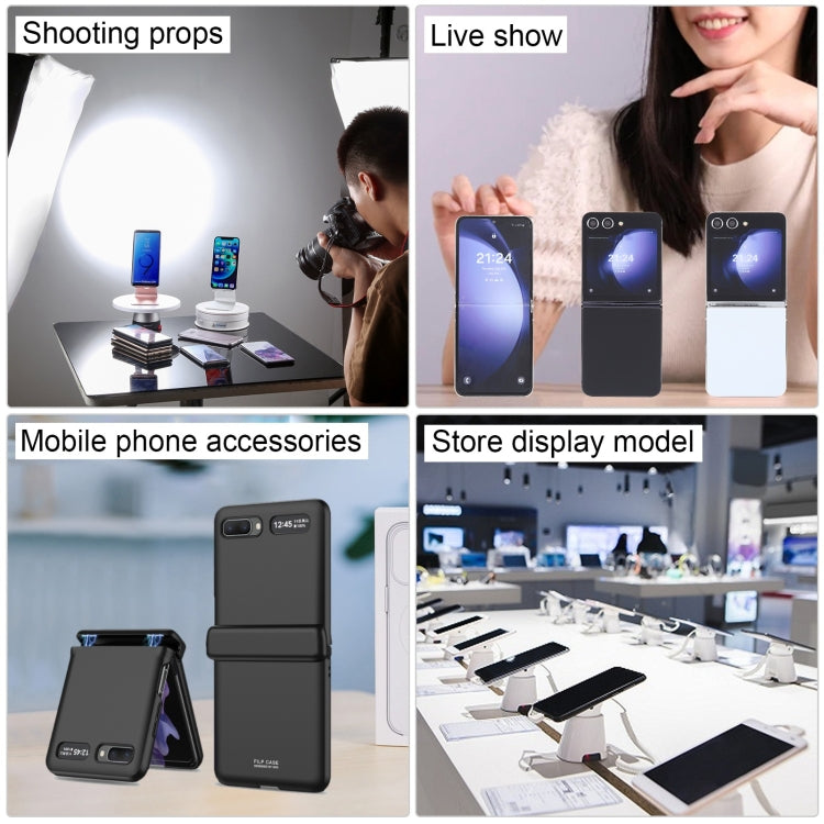 For Samsung Galaxy Z Flip5 Color Screen Non-Working Fake Dummy Display Model (Black)