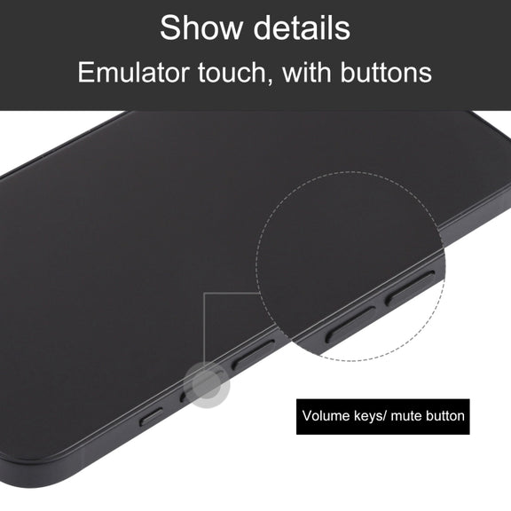 For iPhone 13 Black Screen Non-Working Fake Dummy Display Model (Black)