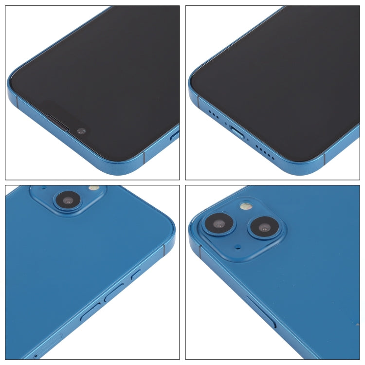 For iPhone 13 Black Screen Non-Working Fake Dummy Display Model (Blue)