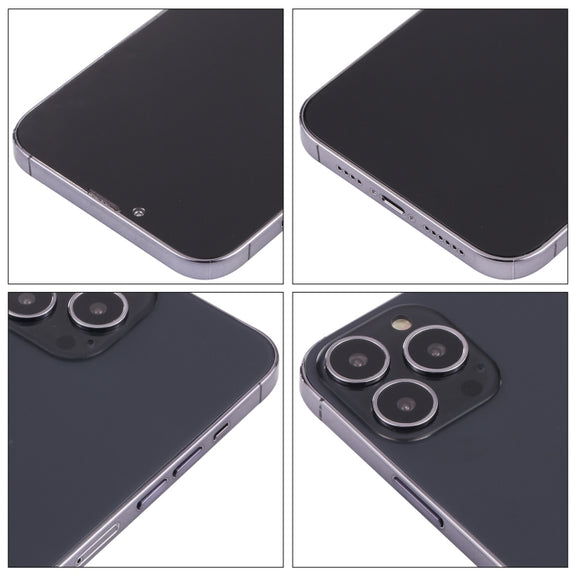 For iPhone 13 Pro Black Screen Non-Working Fake Dummy Display Model (Black)