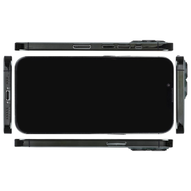 For iPhone 13 Pro Black Screen Non-Working Fake Dummy Display Model (Dark Green)