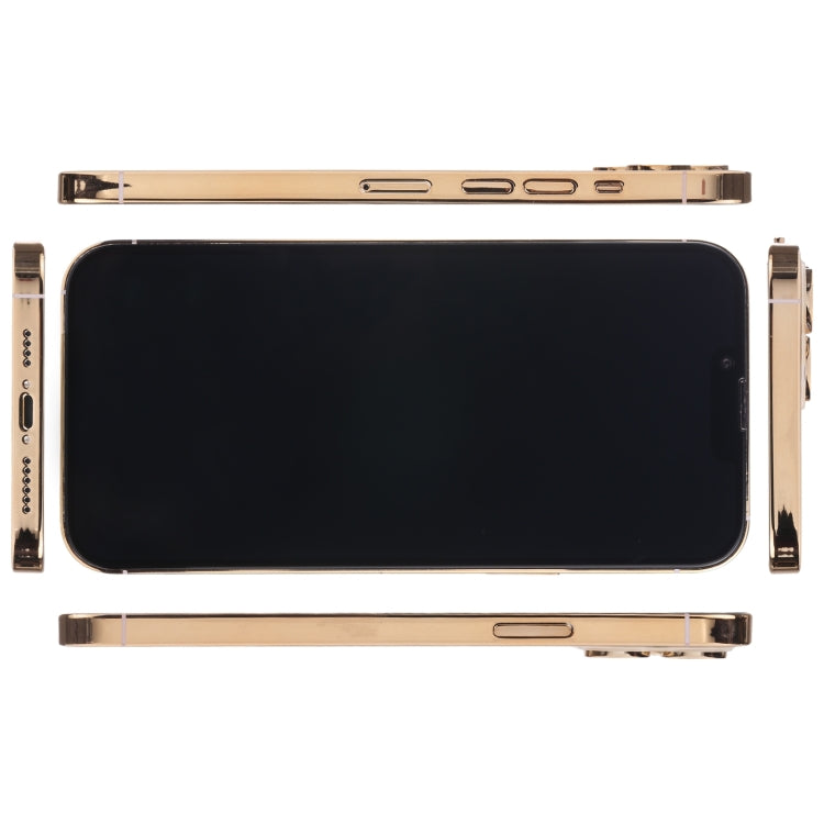 For iPhone 13 Pro Black Screen Non-Working Fake Dummy Display Model (Gold)