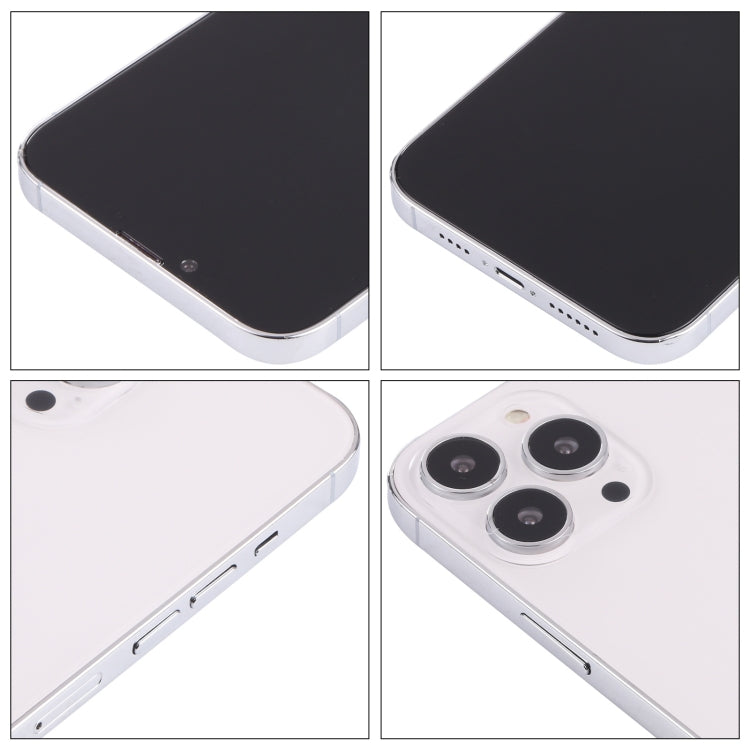 For iPhone 13 Pro Black Screen Non-Working Fake Dummy Display Model (White)