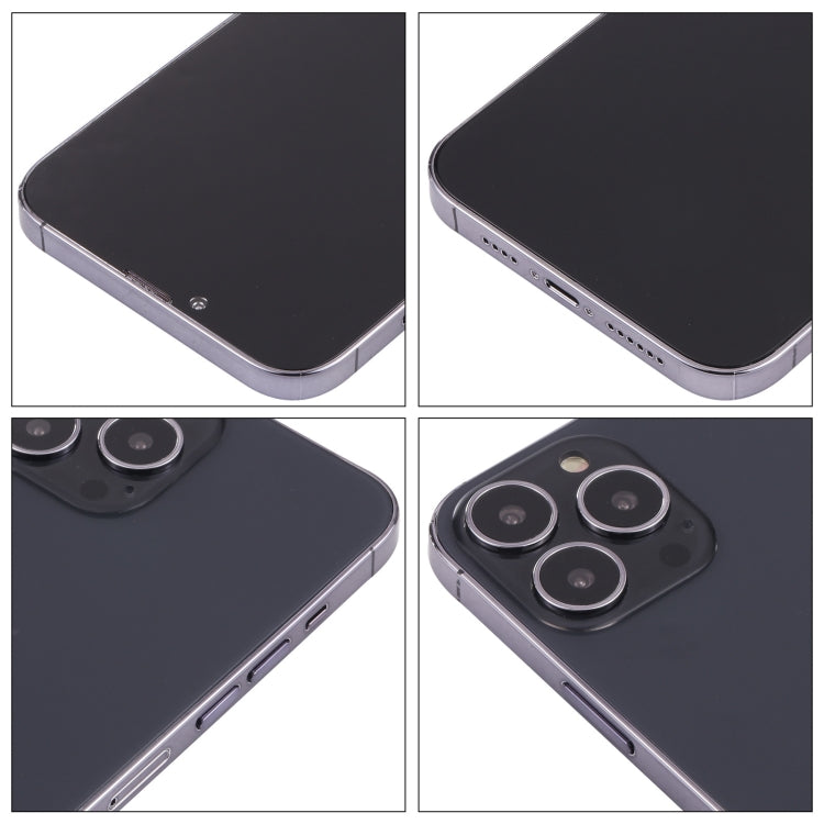For iPhone 13 Pro Max Black Screen Non-Working Fake Dummy Display Model (Black)