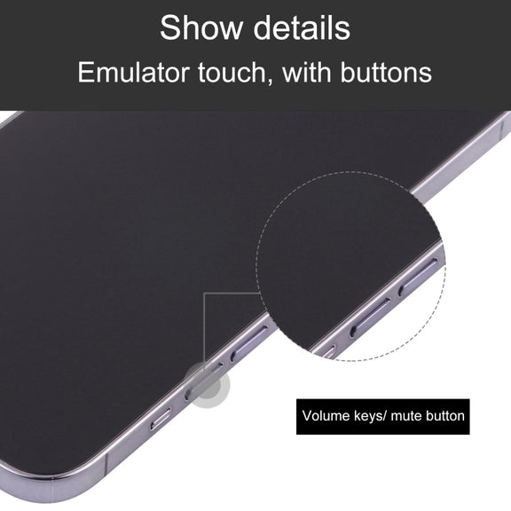 For iPhone 13 Pro Max Black Screen Non-Working Fake Dummy Display Model (Black)
