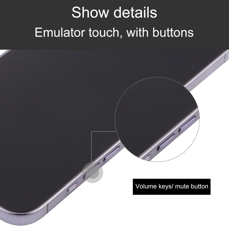 For iPhone 13 Pro Max Black Screen Non-Working Fake Dummy Display Model (Black)