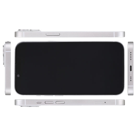 For iPhone 14 Black Screen Non-Working Fake Dummy Display Model (White)