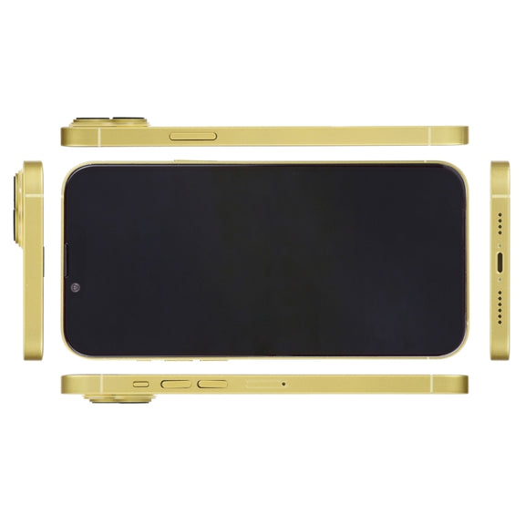 For iPhone 14 Plus Black Screen Non-Working Fake Dummy Display Model (Yellow)