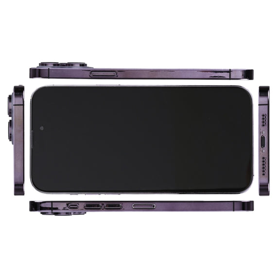 For iPhone 14 Pro Max Black Screen Non-Working Fake Dummy Display Model (Deep Purple)