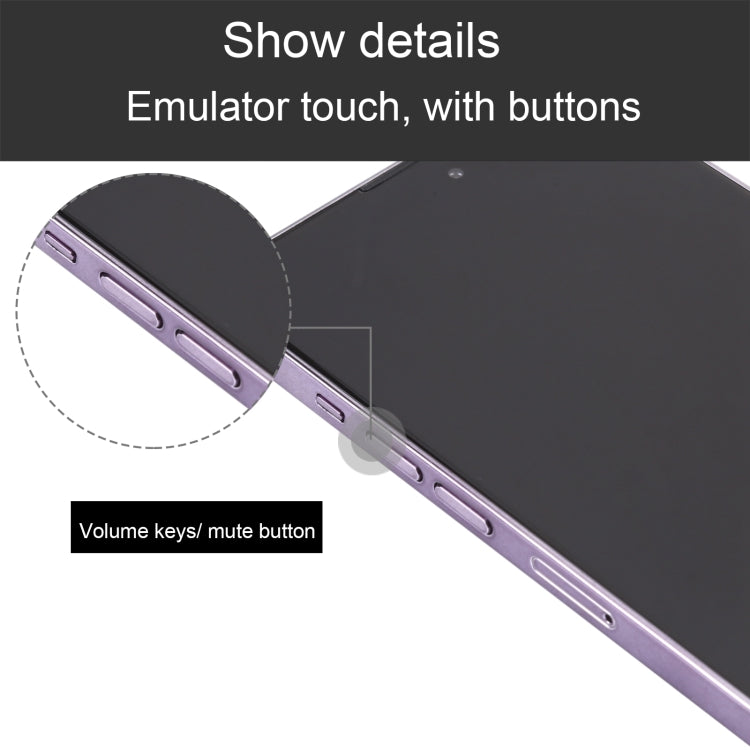 For iPhone 14 Pro Max Black Screen Non-Working Fake Dummy Display Model (Deep Purple)