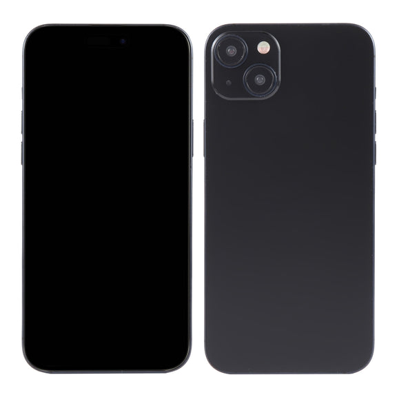 For iPhone 15 Black Screen Non-Working Fake Dummy Display Model (Black)
