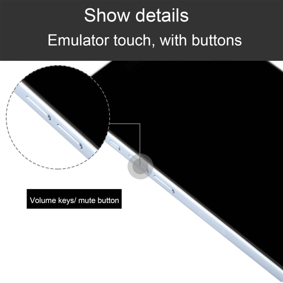 For iPhone 15 Black Screen Non-Working Fake Dummy Display Model (Blue)