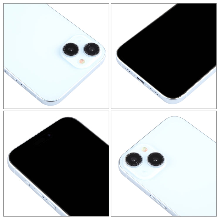 For iPhone 15 Plus Black Screen Non-Working Fake Dummy Display Model (Blue)