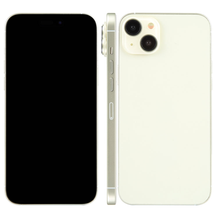 For iPhone 15 Plus Black Screen Non-Working Fake Dummy Display Model (Yellow)