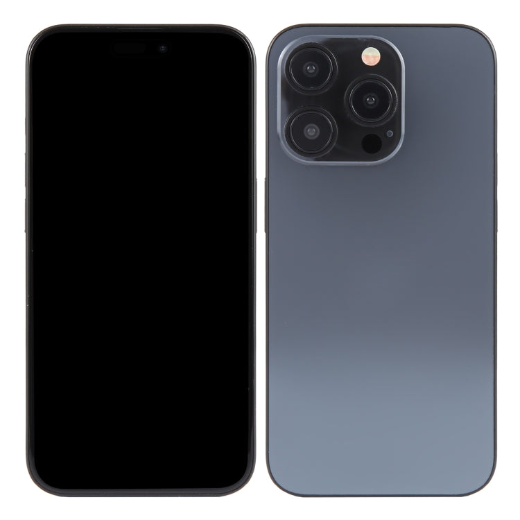 For iPhone 15 Pro Black Screen Non-Working Fake Dummy Display Model (Black)