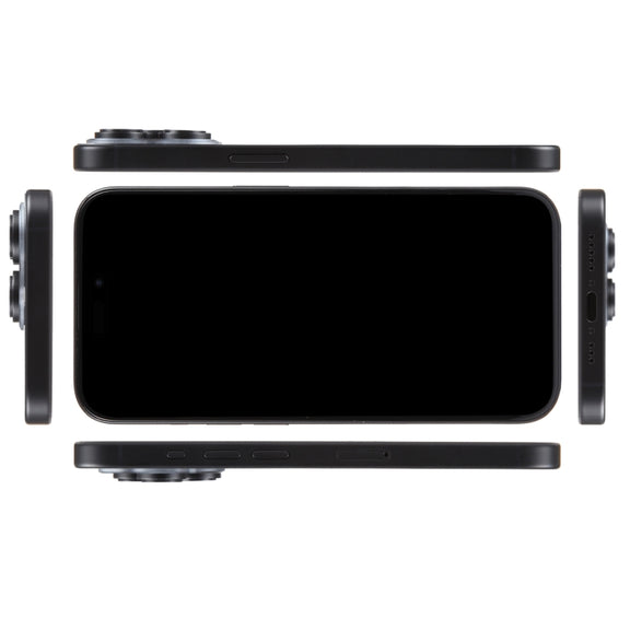 For iPhone 15 Pro Black Screen Non-Working Fake Dummy Display Model (Black)