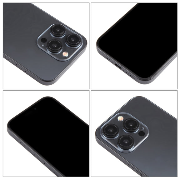 For iPhone 15 Pro Black Screen Non-Working Fake Dummy Display Model (Black)