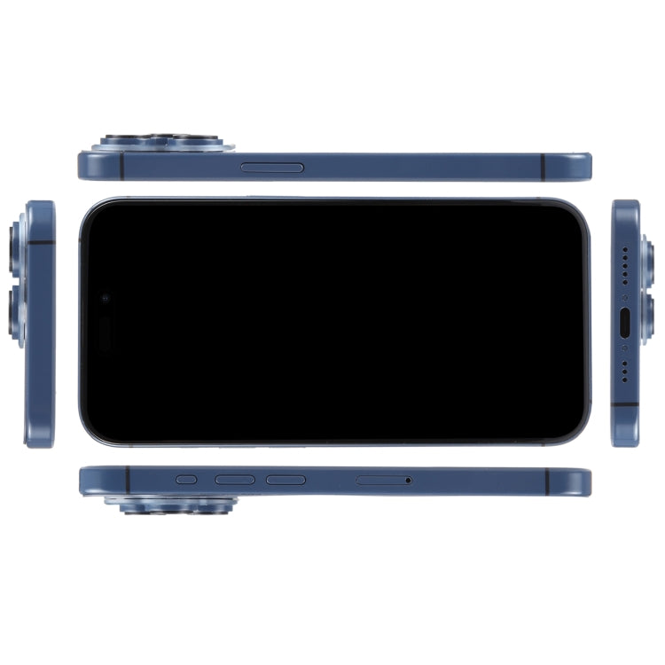 For iPhone 15 Pro Black Screen Non-Working Fake Dummy Display Model (Blue)