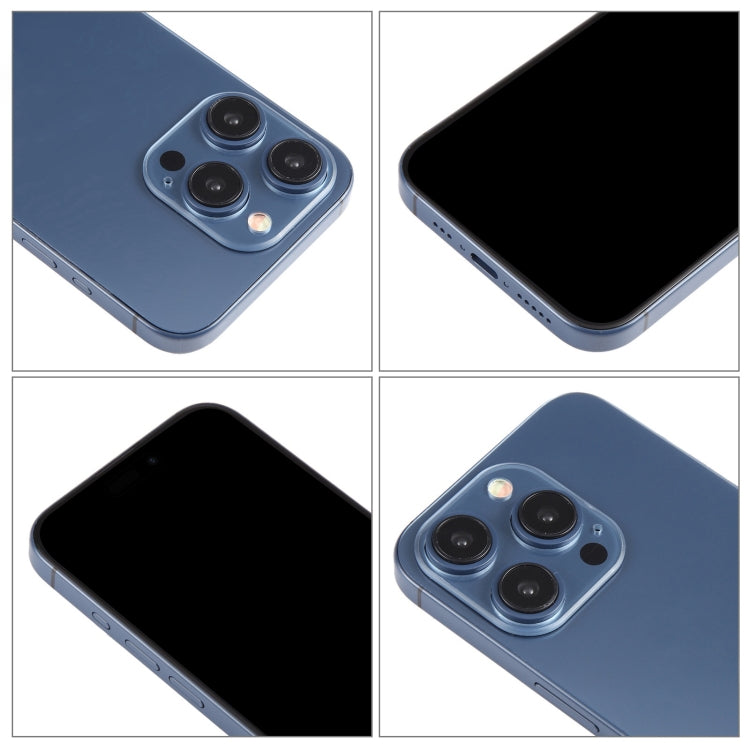 For iPhone 15 Pro Black Screen Non-Working Fake Dummy Display Model (Blue)