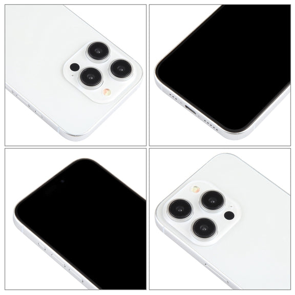 For iPhone 15 Pro Black Screen Non-Working Fake Dummy Display Model (White)