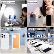 For iPhone 15 Pro Black Screen Non-Working Fake Dummy Display Model (Black)