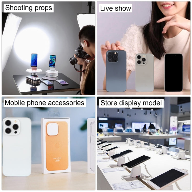 For iPhone 15 Pro Black Screen Non-Working Fake Dummy Display Model (Blue)