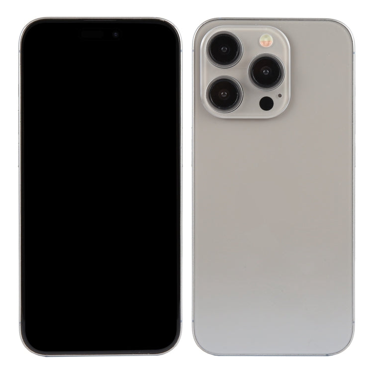 For iPhone 15 Pro Max Black Screen Non-Working Fake Dummy Display Model (Natural Titanium)