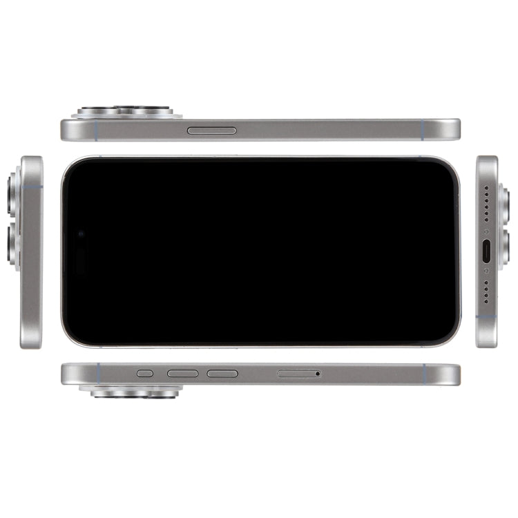 For iPhone 15 Pro Max Black Screen Non-Working Fake Dummy Display Model (Natural Titanium)