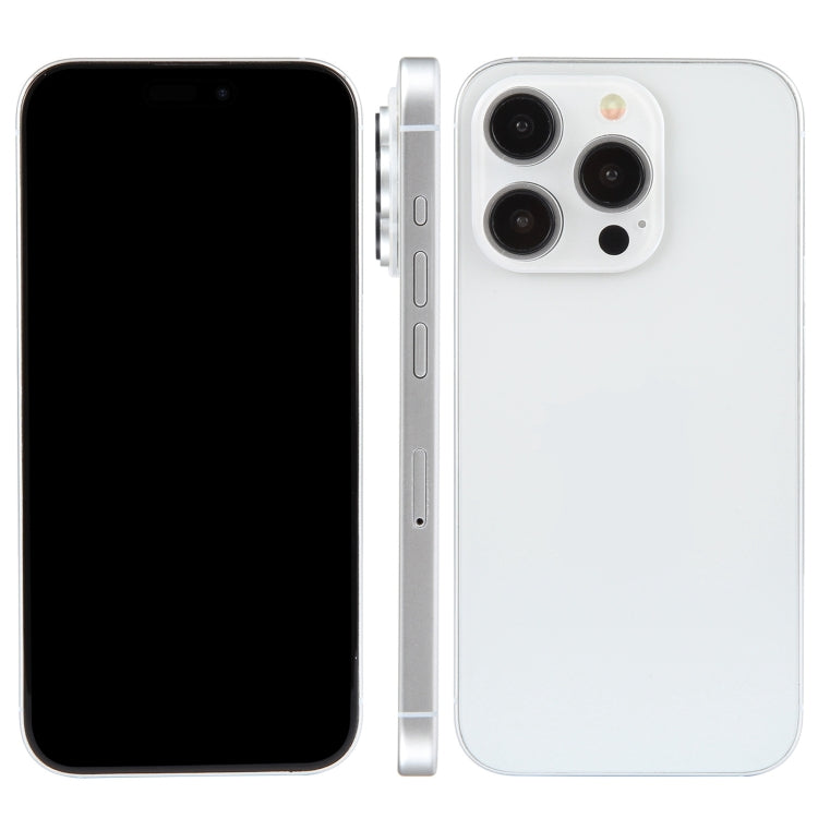 For iPhone 15 Pro Max Black Screen Non-Working Fake Dummy Display Model (White)
