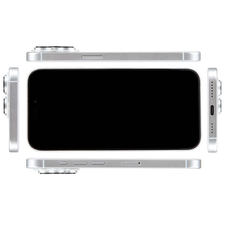 For iPhone 15 Pro Max Black Screen Non-Working Fake Dummy Display Model (White)