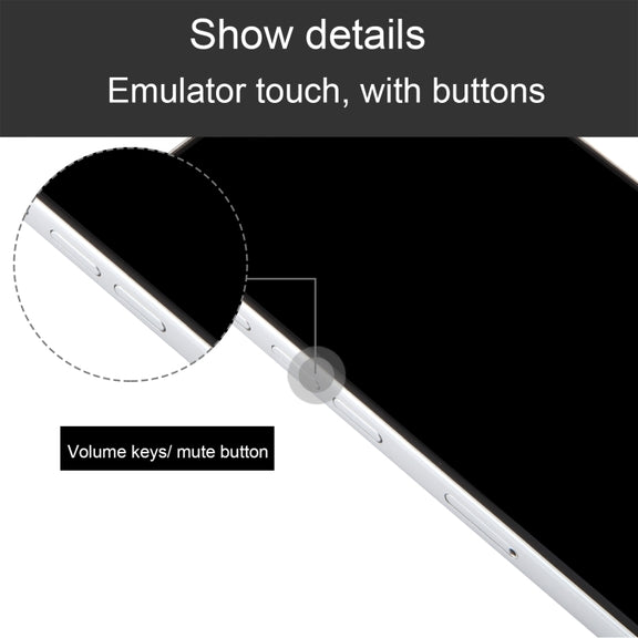 For iPhone 15 Pro Max Black Screen Non-Working Fake Dummy Display Model (White)