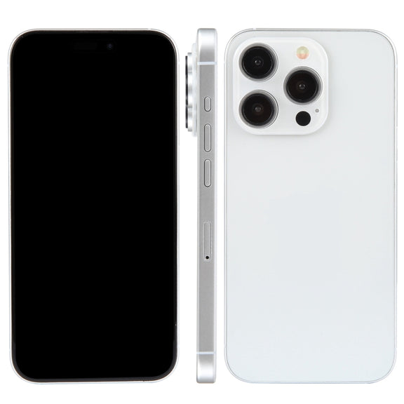 For iPhone 15 Pro Max Black Screen Non-Working Fake Dummy Display Model (White)