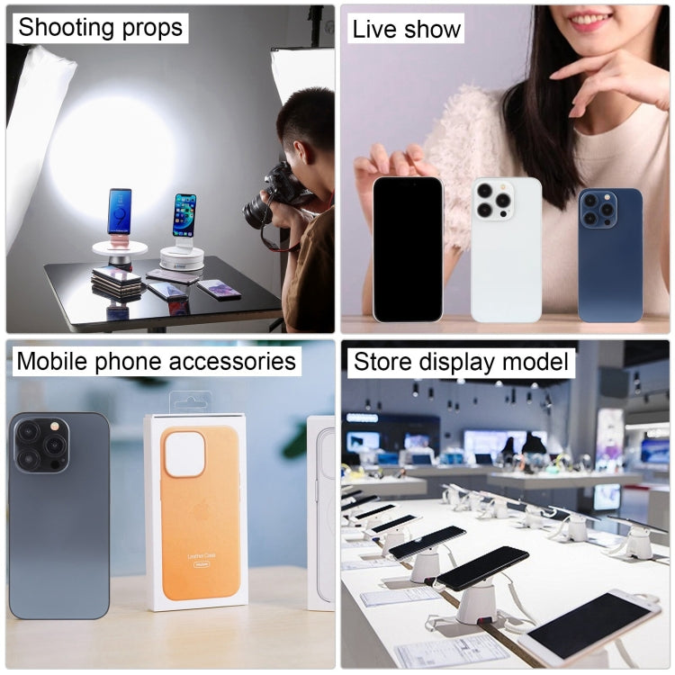 For iPhone 15 Pro Max Black Screen Non-Working Fake Dummy Display Model (Blue)