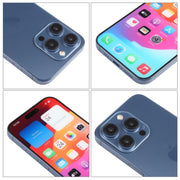 For iPhone 15 Pro Color Screen Non-Working Fake Dummy Display Model (Blue)