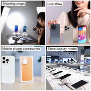 For iPhone 15 Pro Color Screen Non-Working Fake Dummy Display Model (Natural Titanium)
