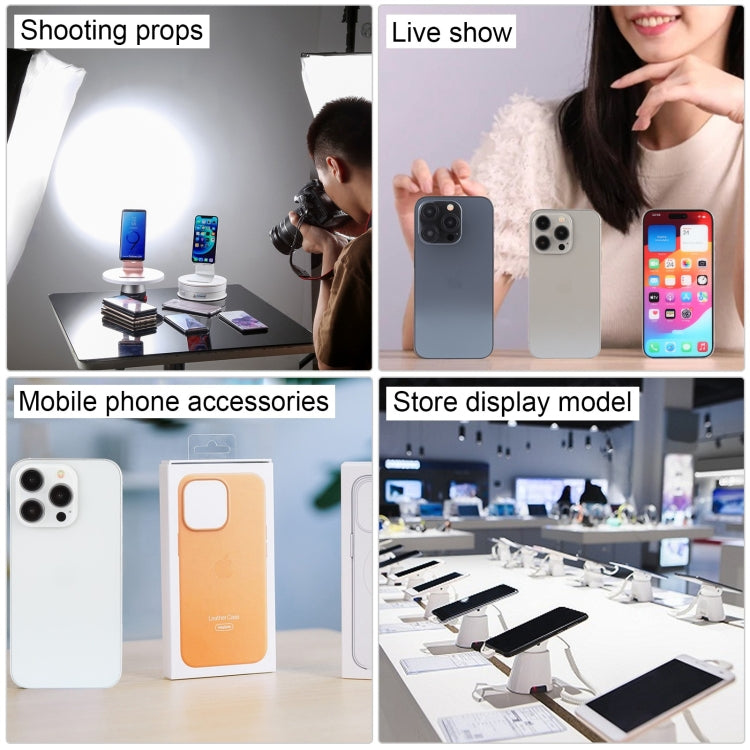 For iPhone 15 Pro Color Screen Non-Working Fake Dummy Display Model (Black)