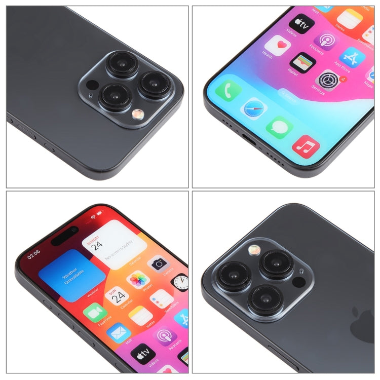 For iPhone 15 Pro Max Color Screen Non-Working Fake Dummy Display Model (Black)