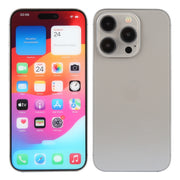 For iPhone 15 Pro Max Color Screen Non-Working Fake Dummy Display Model (Natural Titanium)