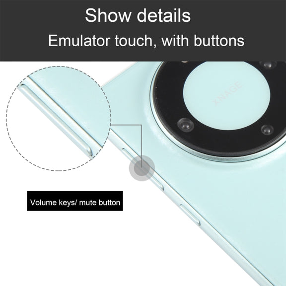 For Huawei Mate 60 Black Screen Non-Working Fake Dummy Display Model (Cyan)