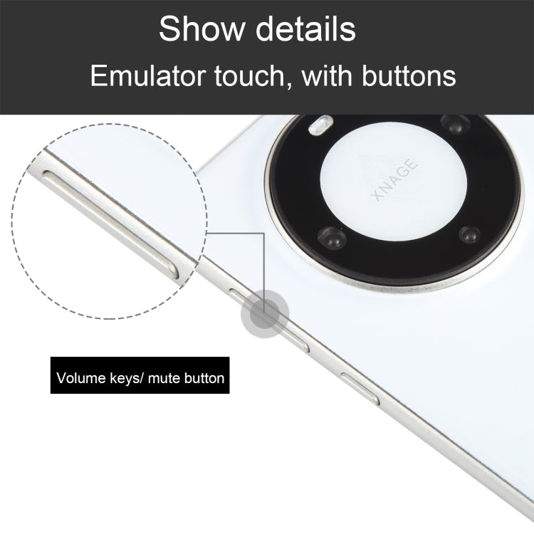 For Huawei Mate 60 Color Screen Non-Working Fake Dummy Display Model (Silver)