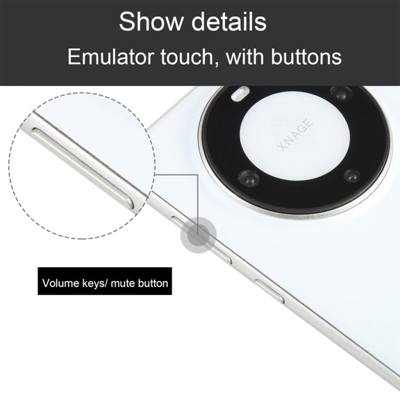 For Huawei Mate 60 Pro Black Screen Non-Working Fake Dummy Display Model (Silver)